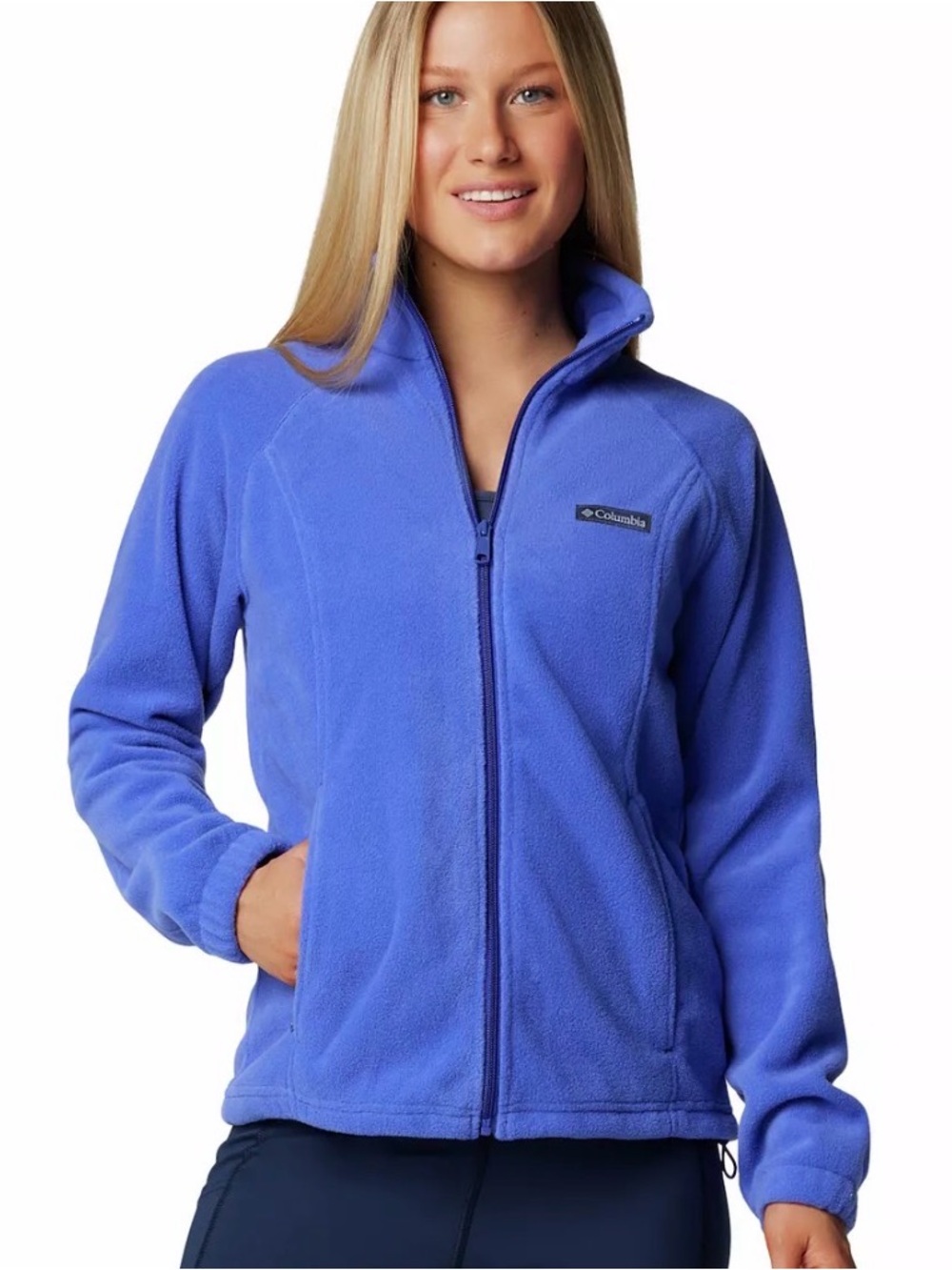 Columbia Benton Zip Front Fleece Jacket. Size M